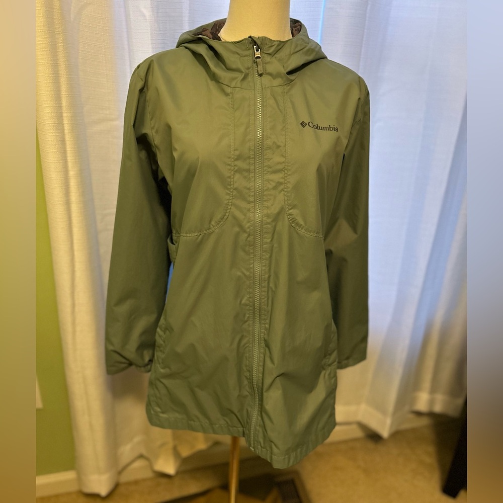 Columbia Green Hooded Jacket